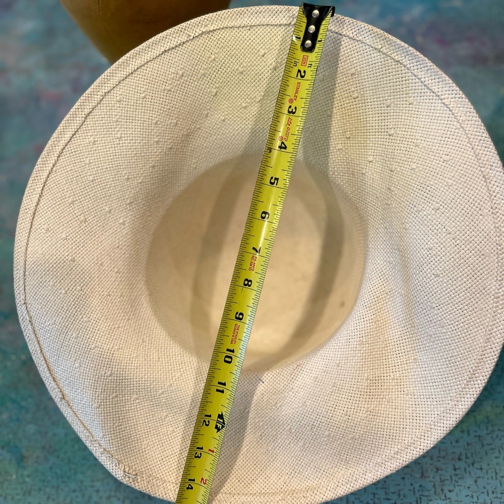 Vintage Straw Wide Rimmed Hat - Picture 11 of 11